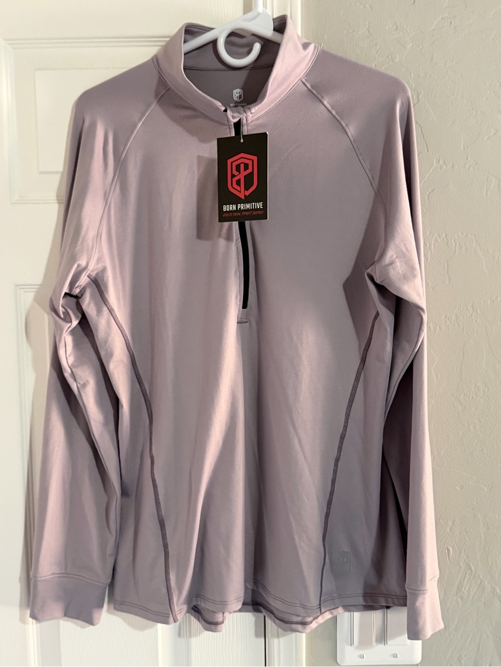 Born Primitive Mauve Quarter-Zip Performance Pullover